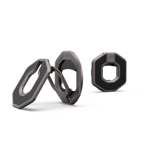 磁吸多角度折疊支架 雙向金屬支架磁性 - 灰色